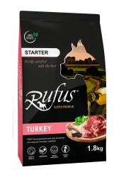 Rufus сухой корм для щенков  Руфус Стартер Индейка 1,8 кг 