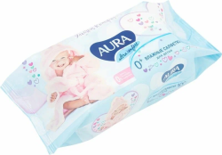 Aura Ultra Comfort Детские Влажные салфетки 100шт
