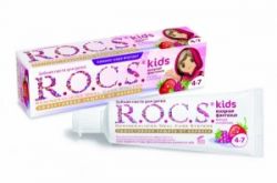 R.O.C.S.PRO Kids Зубная Паста Лесные Ягоды (3-7 лет) (без фтора) (12) 45гр
