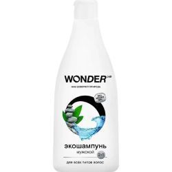 WonderLab Экошампунь Мужской 2 в 1 для всех типов волос 0,55 л