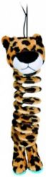 Уют Дразнилка-веревка кот на пружине с погремушкой, 12 см