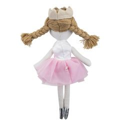 Мир Детства Мягконабивная игрушка Кукла Принцесса (розовая) 40см