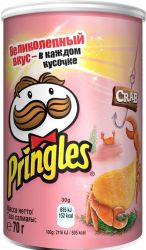 PRINGLES Чипсы Краб 70г PRINGLES Чипсы Краб 70г