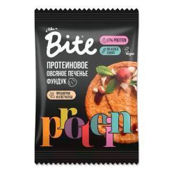 BITE Печенье Протеиновое Овсяное с Фундуком 69гр