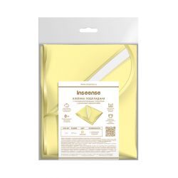 Inseense Клеенка-наматрасник подкладная с ПВХ покрытием с резинкой (желтая) 0,7 1м