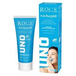 R.O.C.S. Зубная паста Uno Calcium Минеральный комплекс (18) 74гр