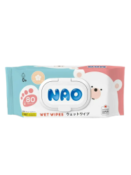 Nao Салфетки Влажные для детей (клапан) 80шт