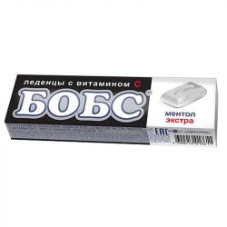 БОБС Экстра Ментол, Леденцы с Витамином С 35г