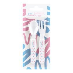Lubby Just Набор посуды ложка и вилка (блистер)