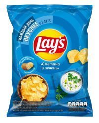 LAY's Сметана /Зелень 70г