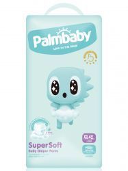 Подгузники-трусики Palmbaby Super Soft Premium размер XXL, 42шт (15+ кг)