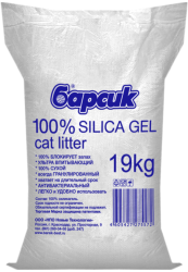 Наполнитель БАРСИК 100% SILICA GEL 19 кг 19кг