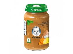 GERBER Пюре Говядина По-Домашнему с Морковью {c 9 мес} 3-я ступень 190г