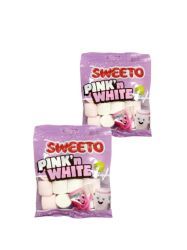 SWEETO Маршмеллоу Розовое и Белое 60г 2 шт