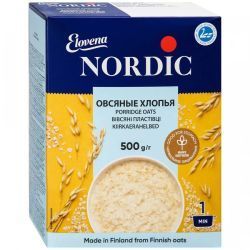 NORDIC Овсяные Хлопья (1 мин.) 500г