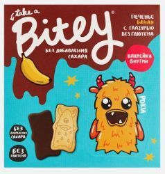 BITEY Печенье с Глазурью Банан Безглютеновое 125гр.