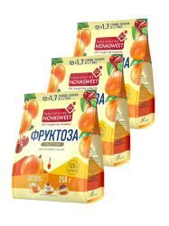 NOVASWEET Фруктоза ( дой пак) 250гр-3шт