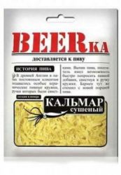 BEERka Кальмар Сушёно-вяленый (филе соломка) 38г