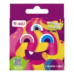 Trixiki Бурлящие Таблетки для Ванны (Синий/Красный) 2 шт.,3+ 80г