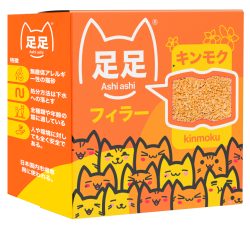 Наполнитель для кошачьего туалета японский ASHi ASHi kinmoku Комкующийся 2,2 кг