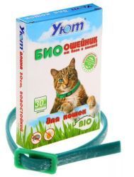 УЮТ БИО Ошейник от блох для кошек, 30 см 30 см