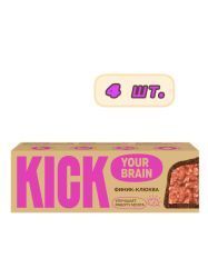 KICK YOUR BRAIN Батончик Финиковый с Клюквой в Шоколаде 45гр-4шт.