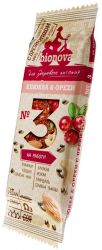 BIONOVA N3 Батончик Фруктово-Ореховый с Клюквой 35 гр
