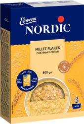 NORDIC Пшённые Хлопья (3 мин.) 500г