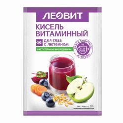 Кисель Витаминный для Глаз с Лютеином ЛЕОВИТ Пакет 18гр