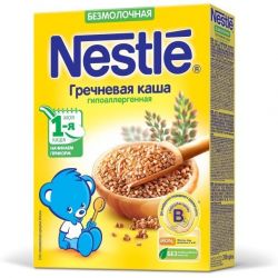 NESTLE Каша Безмолочная Гречневая Гипоаллергенная {с 4 мес} 200г.