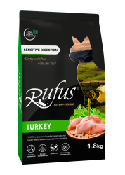 Rufus сухой корм для кошек Руфус Чувств. пищеварение Идейка 1,8кг 
