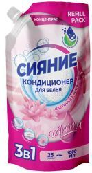 Сияние Кондиционер для стирки Цветочная вуаль (концентрат) Дой-пак 1л