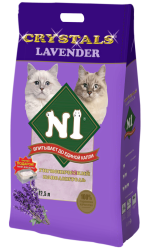 Наполнитель N1 Crystals LAVENDER Силикагель NEW 12,5 л