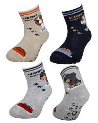 Носки махровые детские KATAMINO , для мальчика, с антискользящей подошвой р.5-6