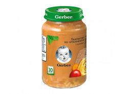 GERBER Пюре Лакомство По-Итальянски {c 10 мес} 3-я ступень 190г.