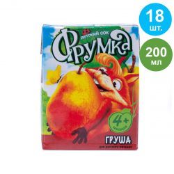 ФРУМКА Сок Грушевый Осветленный { с 4 мес} 0,2л