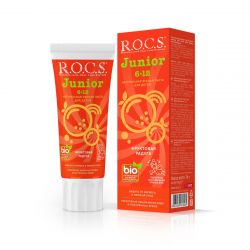 R.O.C.S.Junior Зубная паста Фруктовая радуга (6-12 лет) (без фтора) (24) Т74гр