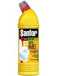 Sanfor Гель для Туалета Антиналёт (Лимонная Свежесть) {желтый} 1кг