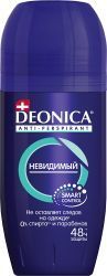 DEONICA FOR MEN Антиперспирант Невидимый {Ролик} Шоубокс Т50мл