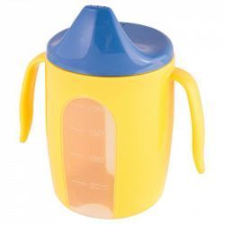 Lalababy Поильник детский Protect Me желтый 290мл