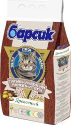 Наполнитель Барсик Древесный 4,54л