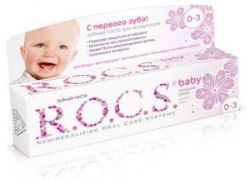 R.O.C.S. Baby Зубная Паста Аромат Липы (0-3 лет) (без фтора) (12) Т45гр