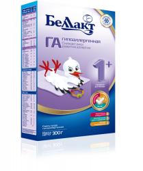 БЕЛЛАКТ ГА -1 ACTIVE Гипоаллергенная Смесь {с рождения} 300г БЕЛЛАКТ ГА -1 ACTIVE Гипоаллергенная Смесь {с рождения} 300г