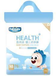 Подгузники детские Palmbaby HEALTH+ размер NB, 76шт (0-5 кг)