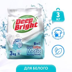 Deep Bright Стиральный порошок White 3кг Deep Bright Стиральный порошок White 3кг