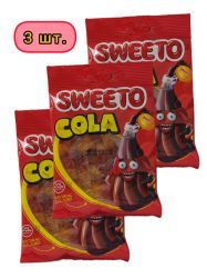 SWEETO Мармелад Жевательный Кола 70г-3шт