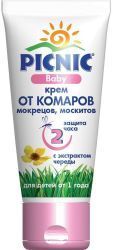 Picnic Baby Крем Репеллентный от Комаров 40 мл 12+