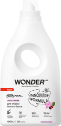WonderLab Экогель для Стирки Белого белья (лотос и вишня) {20 стирок} 1 л
