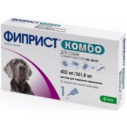 Фиприст Комбо 402/361,8 мг д/собак более 40кг