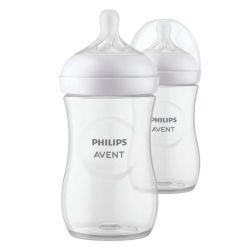 Бутылочка для кормления Philips Avent SCY903/02 Natural Response от 1 месяца, 250мл, 2 шт